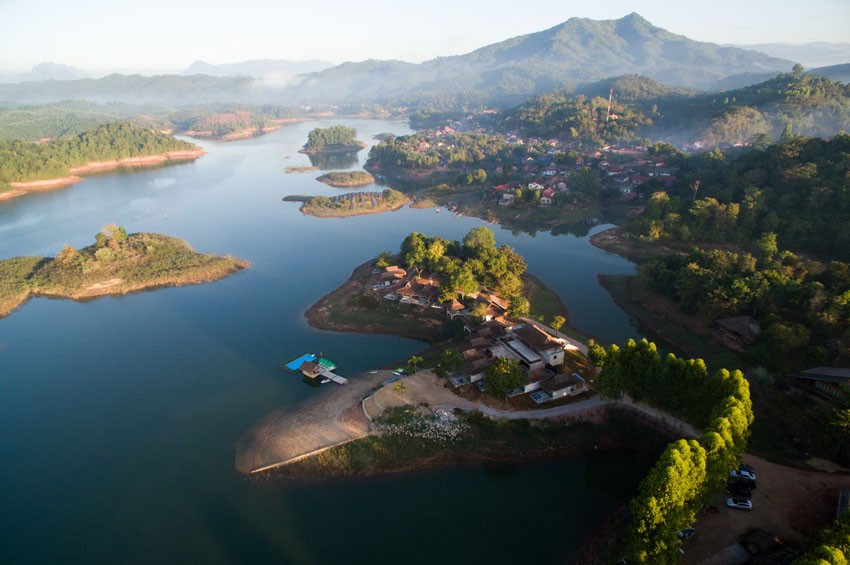 Nam Ngum River Landscape